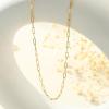 imageTurandoss Gold Chain Necklace for Women Trendy  Dainty 14K Real Gold Plated Cuban Necklace Snake Necklace Disc Chain Necklace Gold Multi Layered Paperclip Chain Necklace Gold Jewelry Gifts for WomenChoker Paperclip Chain