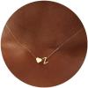 imageTurandoss Gold Heart Initial Necklace for Women 18K Real Gold Plated Heart Initial AZ Necklace Dainty Heart Necklaces Tiny Gold Initial Necklaces Birthday Gifts for Women Girls JewelryGold