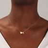 imageTurandoss Gold Heart Initial Necklace for Women 18K Real Gold Plated Heart Initial AZ Necklace Dainty Heart Necklaces Tiny Gold Initial Necklaces Birthday Gifts for Women Girls JewelryGold
