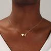 imageTurandoss Gold Heart Initial Necklace for Women 18K Real Gold Plated Heart Initial AZ Necklace Dainty Heart Necklaces Tiny Gold Initial Necklaces Birthday Gifts for Women Girls JewelryGold