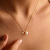 imageTurandoss Gold Pearl Necklace for Women  14K Gold Plated Initial Necklaces for Women with 8MM Shining Pearl Pendant Gold Jewelry for Women Birthday Gifts Wedding Gifts for Bridesmaid Christmas GiftsR