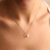 imageTurandoss Gold Pearl Necklace for Women  14K Gold Plated Initial Necklaces for Women with 8MM Shining Pearl Pendant Gold Jewelry for Women Birthday Gifts Wedding Gifts for Bridesmaid Christmas GiftsA