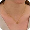 Toggle Closure Paperclip Chain