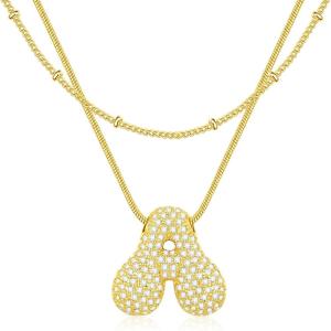 imageTurandoss Bubble Letter Necklace for Women Dainty 18K Real Gold Plated Initial AZ Pendant Snake Chain Necklace Chunky Gold Layered Bubble Initial Necklace Jewelry Gifts