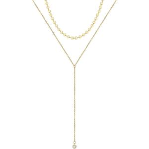 imageTurandoss Dainty Gold Choker Necklaces for Women  14K Gold Plated Handmade Medallion Snake Link Chain Cross Star Moon Adjustable Simple Choker Necklaces for Women JewelryCoinsDrop Coin