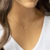 imageTurandoss Dainty Layered Choker Necklace Handmade 14K Gold Plated Y Pendant Necklace Multilayer Bar Disc Necklace Adjustable Layering Choker Necklaces for Women3PCS  ChainBarDisc