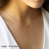 imageTurandoss Dainty Layered Choker Necklace Handmade 14K Gold Plated Y Pendant Necklace Multilayer Bar Disc Necklace Adjustable Layering Choker Necklaces for Women4PCS  BeadBarHammered DiscRod
