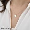 imageTurandoss Dainty Layered Choker Necklace Handmade 14K Gold Plated Y Pendant Necklace Multilayer Bar Disc Necklace Adjustable Layering Choker Necklaces for Women3PCS  ChainBarDisc