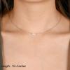 imageTurandoss Dainty Layered Choker Necklace Handmade 14K Gold Plated Y Pendant Necklace Multilayer Bar Disc Necklace Adjustable Layering Choker Necklaces for Women2PCS  PearlsCircle