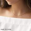 imageTurandoss Dainty Layered Choker Necklace Handmade 14K Gold Plated Y Pendant Necklace Multilayer Bar Disc Necklace Adjustable Layering Choker Necklaces for Women3PCS  ChainBarHammered Disc