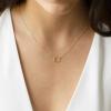 imageTurandoss Dainty Layered Choker Necklace Handmade 14K Gold Plated Y Pendant Necklace Multilayer Bar Disc Necklace Adjustable Layering Choker Necklaces for Women3PCS  CircleBarDisc