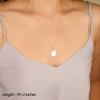 imageTurandoss Dainty Layered Choker Necklace Handmade 14K Gold Plated Y Pendant Necklace Multilayer Bar Disc Necklace Adjustable Layering Choker Necklaces for Women2PCS  DiscDisc