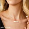 imageTurandoss Dainty Layered Choker Necklace Handmade 14K Gold Plated Y Pendant Necklace Multilayer Bar Disc Necklace Adjustable Layering Choker Necklaces for Women4PCS  BeadBarHammered DiscRod