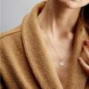 imageTurandoss Dainty Layered Choker Necklace Handmade 14K Gold Plated Y Pendant Necklace Multilayer Bar Disc Necklace Adjustable Layering Choker Necklaces for Women3PCS  ChainDiscHammered Disc