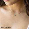 imageTurandoss Dainty Layered Choker Necklace Handmade 14K Gold Plated Y Pendant Necklace Multilayer Bar Disc Necklace Adjustable Layering Choker Necklaces for Women2PCS  Blue TurquoiseHammered Disc