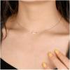 imageTurandoss Dainty Layered Choker Necklace Handmade 14K Gold Plated Y Pendant Necklace Multilayer Bar Disc Necklace Adjustable Layering Choker Necklaces for Women2PCS  PearlsCircle