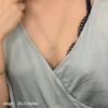 imageTurandoss Gold Layered Necklaces for Women  14K Gold Plated Handmade Multilayer Bar Pearls Coin Disc Moon Butterfly Medallion Adjustable Dainty Layered Choker Necklaces for Women Jewelry3PCS  CircleCZ TriangleCircle Lariat