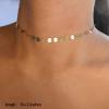 imageTurandoss Gold Layered Necklaces for Women  14K Gold Plated Handmade Multilayer Bar Pearls Coin Disc Moon Butterfly Medallion Adjustable Dainty Layered Choker Necklaces for Women Jewelry3PCS  CoinBarHammered Disc