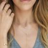imageTurandoss Gold Layered Necklaces for Women  14K Gold Plated Handmade Multilayer Bar Pearls Coin Disc Moon Butterfly Medallion Adjustable Dainty Layered Choker Necklaces for Women Jewelry4PCS  ChainChainHammered BoxBar