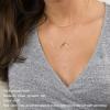 imageTurandoss Gold Layered Necklaces for Women  14K Gold Plated Handmade Multilayer Bar Pearls Coin Disc Moon Butterfly Medallion Adjustable Dainty Layered Choker Necklaces for Women Jewelry3PCS Gold ChainCrescentBar