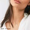 imageTurandoss Gold Layered Necklaces for Women  14K Gold Plated Handmade Multilayer Bar Pearls Coin Disc Moon Butterfly Medallion Adjustable Dainty Layered Choker Necklaces for Women Jewelry3PCS  DoveBarHammered Disc