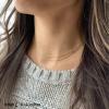 imageTurandoss Gold Layered Necklaces for Women  14K Gold Plated Handmade Multilayer Bar Pearls Coin Disc Moon Butterfly Medallion Adjustable Dainty Layered Choker Necklaces for Women Jewelry4PCS  ChainChainHammered BoxBar