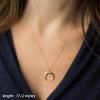 imageTurandoss Gold Layered Necklaces for Women  14K Gold Plated Handmade Multilayer Bar Pearls Coin Disc Moon Butterfly Medallion Adjustable Dainty Layered Choker Necklaces for Women Jewelry3PCS Gold ChainCrescentBar
