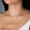 imageTurandoss Gold Layered Necklaces for Women  14K Gold Plated Handmade Multilayer Bar Pearls Coin Disc Moon Butterfly Medallion Adjustable Dainty Layered Choker Necklaces for Women Jewelry3 Layered Necklace  ThickChainDisc