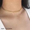 imageTurandoss Gold Layered Necklaces for Women  14K Gold Plated Handmade Multilayer Bar Pearls Coin Disc Moon Butterfly Medallion Adjustable Dainty Layered Choker Necklaces for Women Jewelry3PCS  FigaroCZMedallion
