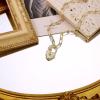 imageTurandoss Gold Paperclip Chain Necklace for Women 14K Gold Plated Dainty Paperclip Link Chain Necklace Medallion Evil Eye Star Lightning Heart Butterfly Oval Link Paperclip Chain Necklaces for WomenHeart Lock
