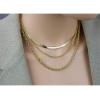 imageTurandoss Gold Paperclip Chain Necklace for Women 14K Gold Plated Dainty Paperclip Link Chain Necklace Medallion Evil Eye Star Lightning Heart Butterfly Oval Link Paperclip Chain Necklaces for WomenPaperclip ChainHerringbone Chain