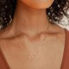 imageTurandoss Gold Paperclip Chain Necklace for Women 14K Gold Plated Dainty Paperclip Link Chain Necklace Medallion Evil Eye Star Lightning Heart Butterfly Oval Link Paperclip Chain Necklaces for WomenCrooked Heart