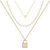 3PCS - Heart&Link Chain&Lock