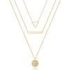 3PCS - Triangle&Bar&Hammered Disc