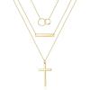 3PCS - Two Circle&Bar&Cross