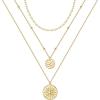 3PCS - Chain&Hammered Disc&Sun