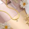 imageTurandoss Gold Initial Necklace for Women Trendy  14K Gold Plated Snake Necklace Tiny Diamond Letter Initial Pendant Necklace Personalized Gold Necklace Gold Initial Necklace for Women Jewelry GiftsA