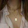 imageTurandoss Gold Necklaces for Women  14K Gold Plated Lock Evil Eye Medallion Vintage Coin Necklace Bee Sun Moon Shell Gold Chain Necklace Layered Paperclip Chain Necklaces for Women Jewelry Gifts1Toggle Clasp