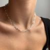 imageTurandoss Gold Necklaces for Women  14K Gold Plated Lock Evil Eye Medallion Vintage Coin Necklace Bee Sun Moon Shell Gold Chain Necklace Layered Paperclip Chain Necklaces for Women Jewelry Gifts2ChainMedallionSilver
