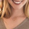 imageTurandoss Heart Initial Necklaces for Women Girls  14K Gold Filled Heart Pendant Letter Alphabet Necklace Tiny Initial Necklaces for Girls Gifts Heart Letter Initial Necklace Gifts for Girls TeensY