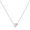 imageTurandoss Heart Initial Necklaces for Women 14K White Gold Filled Heart Pendant Letter Alphabet Necklace Initial Necklaces Jewelry for Women Heart Letter Initial Necklace Gifts for WomenD