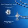 imageDF Color Moissanite Necklaces for Women 1CT DF Color VVS1 Clarity Lab Created Moissanite Wedding Jewelry S925 Sterling Silver Hypoallergenic Moissanite Pendant Necklaces for Women Girls Jewelry GiftClassic SixProng