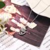 imageTurandoss Graduation Gifts for Her 202514K White Gold Plated Initial Necklace Dainty CZ Heart Pendant Silver Initial Necklaces for Women Friends Class of 2025 Friendship Graduation Gifts for HerW