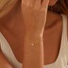 imageTurandoss Gold Initial Bracelets for Women Dainty 18K Real Gold Plated Layered Letter AZ Initial Bracelets Personalized 26 Alphabet Monogram Gold Bracelets for Women Jewelry Gifts TrendyN