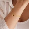 imageTurandoss Gold Initial Bracelets for Women Dainty 18K Real Gold Plated Layered Letter AZ Initial Bracelets Personalized 26 Alphabet Monogram Gold Bracelets for Women Jewelry Gifts TrendyT