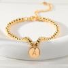 imageTurandoss Gold Bracelets for Women Gifts  Dainty 14K Gold Plated Stackable Beaded Bracelets for Women Trendy Gold Beaded Stacking Monogram Bracelet Gold Jewelry Gifts for WomenM
