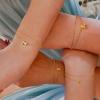 imageTurandoss Bubble Letter AZ Bracelets for Women Teen Girls  Layered Gold Bracelets Dainty 18k Gold Bracelets for Women Friendship Bracelets Preppy Bracelets Teen Girl Gifts Trendy StuffG