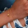 imageTurandoss Bubble Letter AZ Bracelets for Women Teen Girls  Layered Gold Bracelets Dainty 18k Gold Bracelets for Women Friendship Bracelets Preppy Bracelets Teen Girl Gifts Trendy StuffP