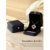 imageTurandoss Christmas Gifts for Women 2024925 Sterling Silver Rose Heart Birthstone Necklace New Mom Gifts  Birthday Gifts for Mom  Christmas Gifts for Mom Wife Girlfriend Teen GirlsFebruaryAmethyst