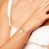 imageTurandoss Gifts for Her  Initial Pearl Bracelets for Women Teen Girls Gifts Personalized Gold AZ Initial Charm Paper Clip Chain Pearl Bracelets for Girls Bridesmaid Wedding GiftsA